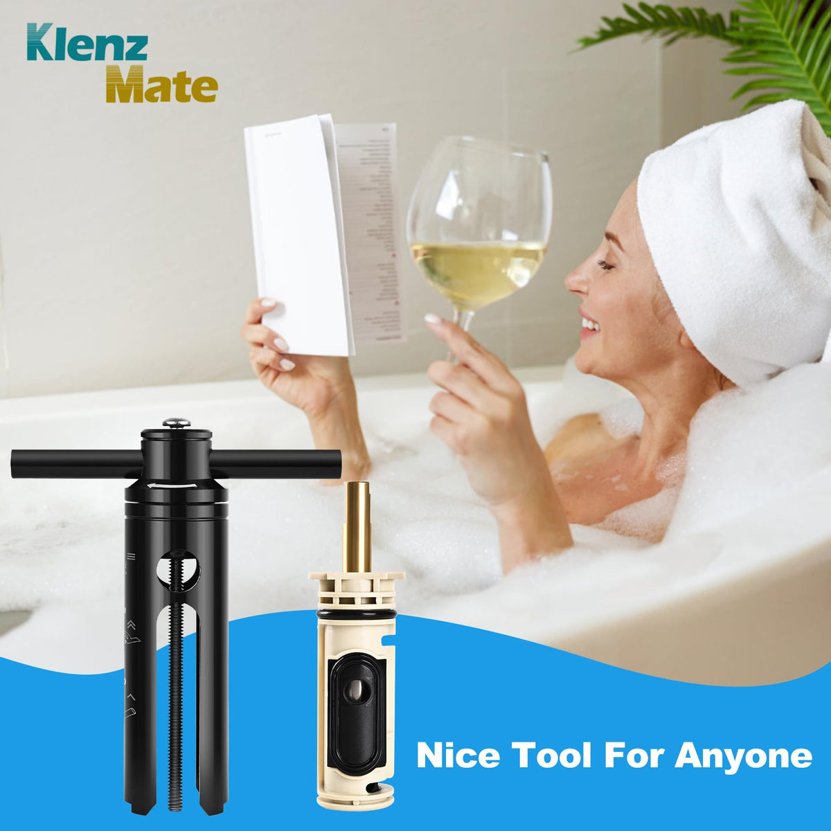 DIY-friendly kit for tub and shower faucet repairs