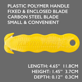Klever Kutter box cutter tether-capable for secure use.