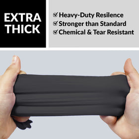 Klex nitrile exam gloves medical-grade material for reliable barrier in clinical tasks.