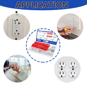 Klfte DIY home maintenance kit for replacing lost screws