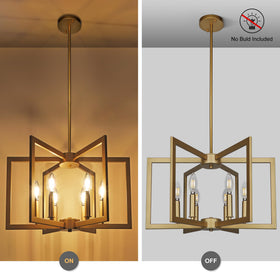 Klgxnrd dimmable fixture for customizable mood with bulbs.