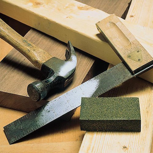 Klingspor Sandflex 3-pack eraser-shape block cleans curves precisely.