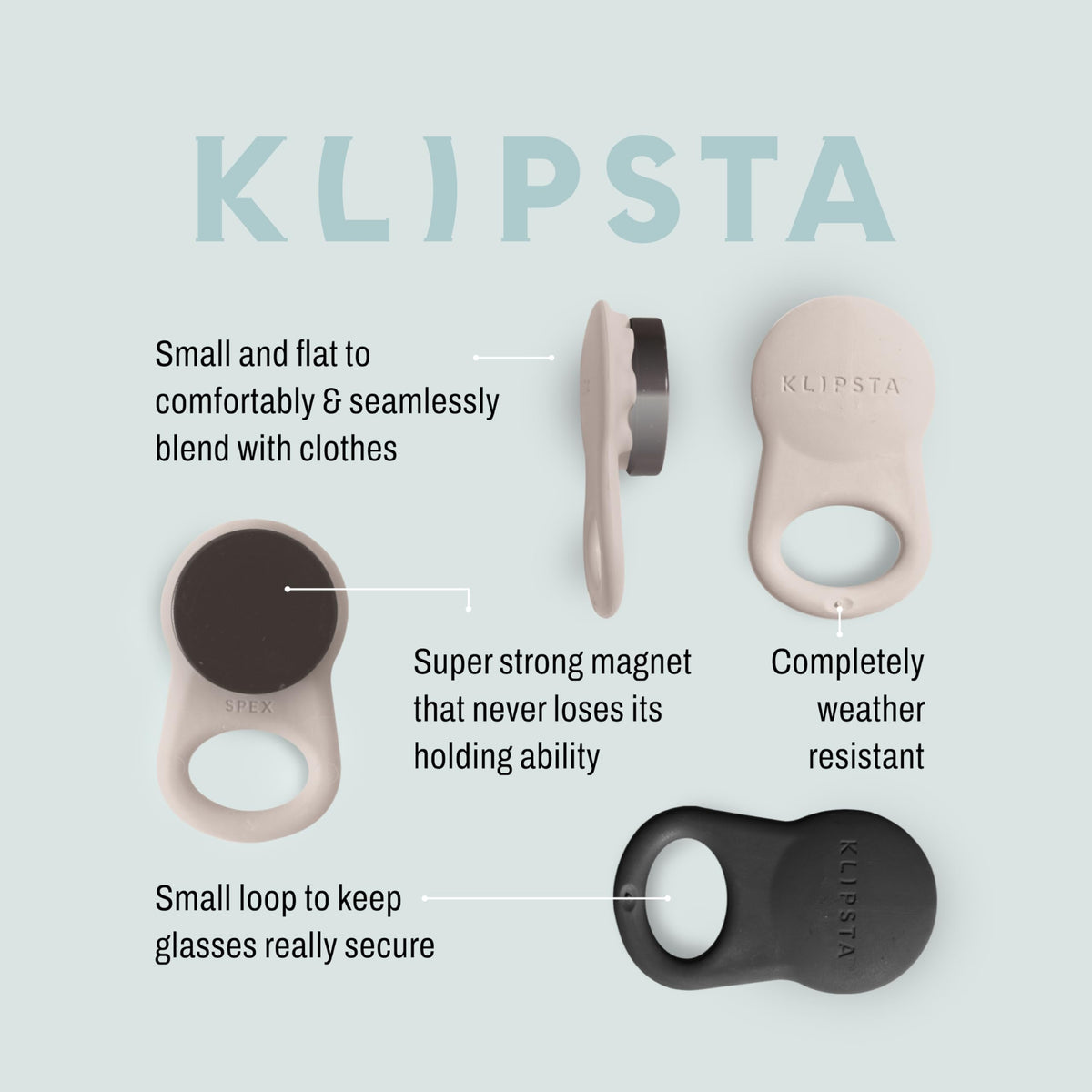 KLIPSTA SPEX Australian-made sustainable clip supports eco materials