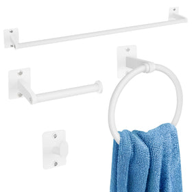 KLJKPA 4-Piece 24-inch towel bar for durable, organized bathrooms.