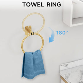 KLJKPA gold toilet paper holder keeps essentials within reach and adds a polished look.