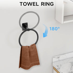 KLJKPA black toilet paper holder for easy access and neatness