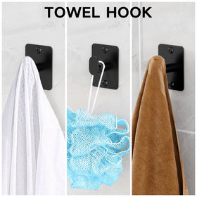 KLJKPA black wall-mount bracket securing hardware with clean mounting