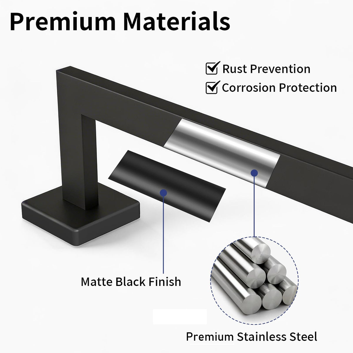 KLJKPA wall mounted bracket with anti rotation slot for secure install.