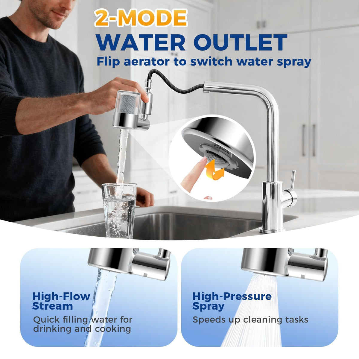 klleyna large-flow bubble-free stream for quick filling