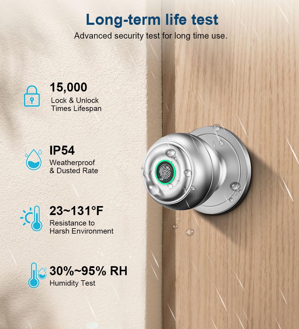 KLLOQUE biometric sensor in action for quick hands-free entry