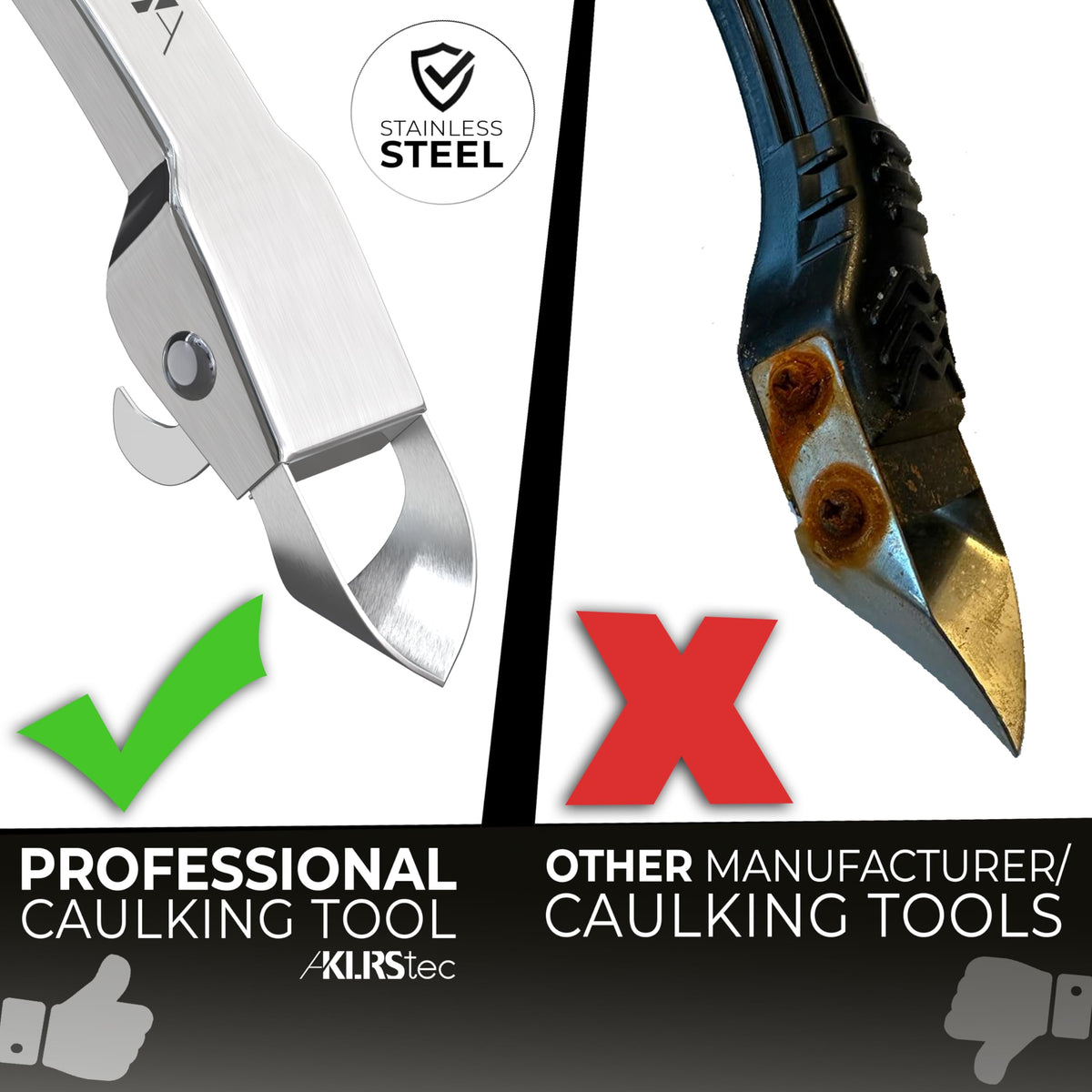 KLRS KLRStec durable tool helps achieve clean grout lines with minimal residue.