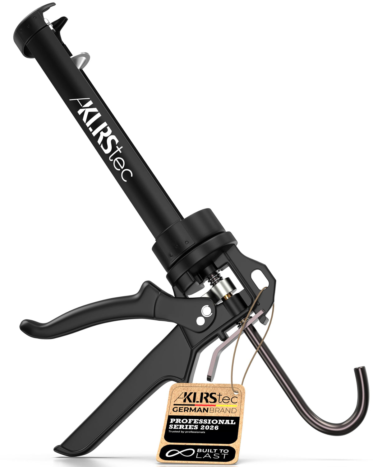 KLRS KLRStec professional caulking gun front view for precise sealant application