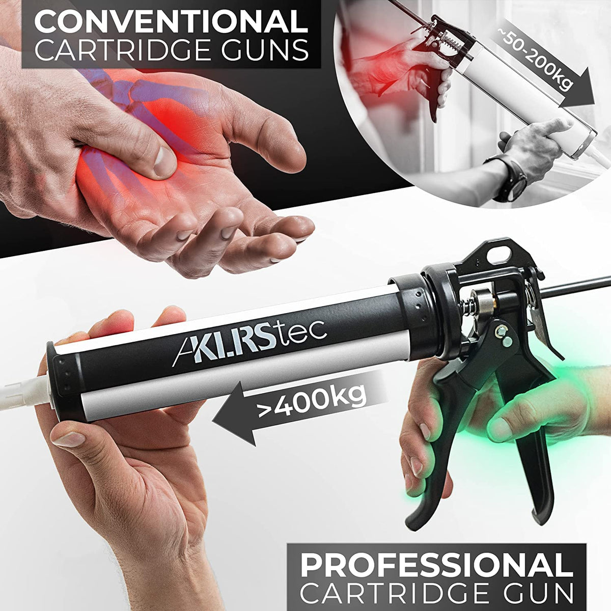 KLRS KLRStec tempered aluminum body emphasizes durability on demanding sites