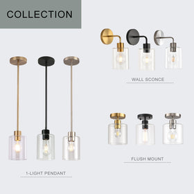 KLSS brass pendant light dimmable with compatible switches for mood lighting