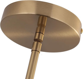 KLSS brass pendant light compatible with E26 bulbs for versatile brightness