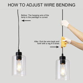 KLSS industrial modern pendant light in black for transitional spaces
