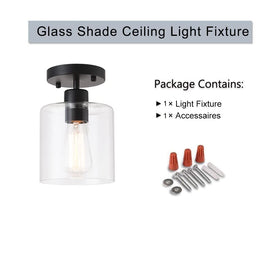 KLSS Two-year warranty ensures durable, well-packed glass shade.