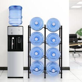 Klvied storage setup in a pantry demonstrates organized bottle storage