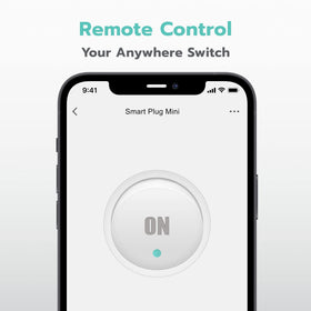 KMC Smart Plug Mini with Alexa or Google Assistant for hands-free control.