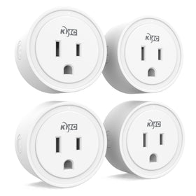 KMC Smart Plug Mini front view, compact, space-saving outlet solution.