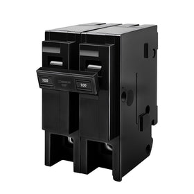 KMHGD 100A 2-pole breaker front view for plug-in panel protection