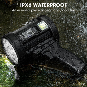 Kmivo ergonomic handle and strap enable comfortable portable use
