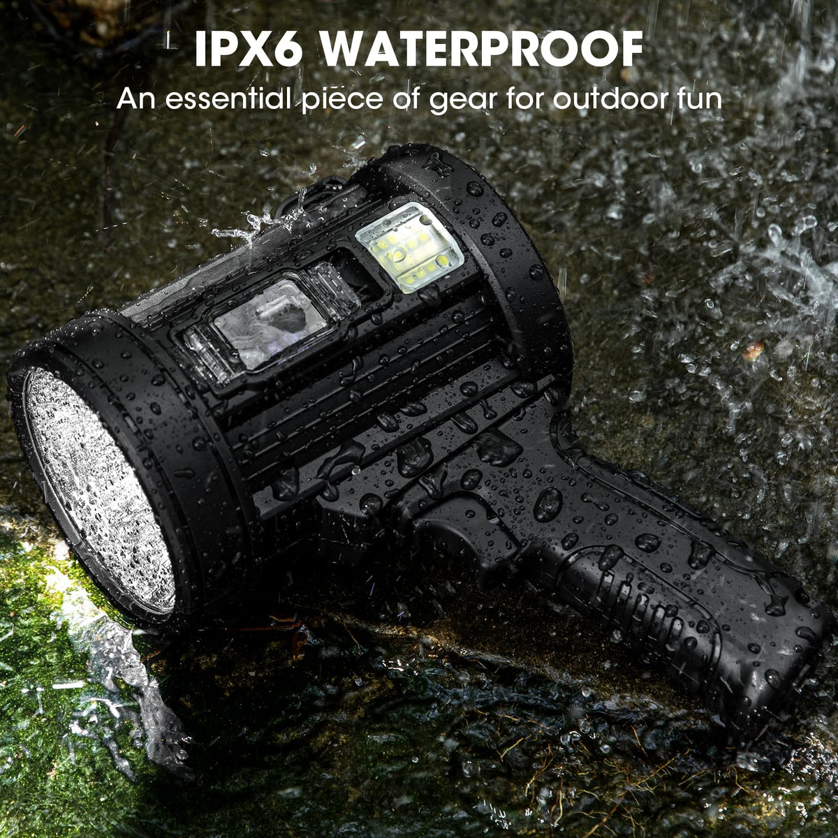 Kmivo spotlight shoulder strap enables easy carrying on outdoor excursions