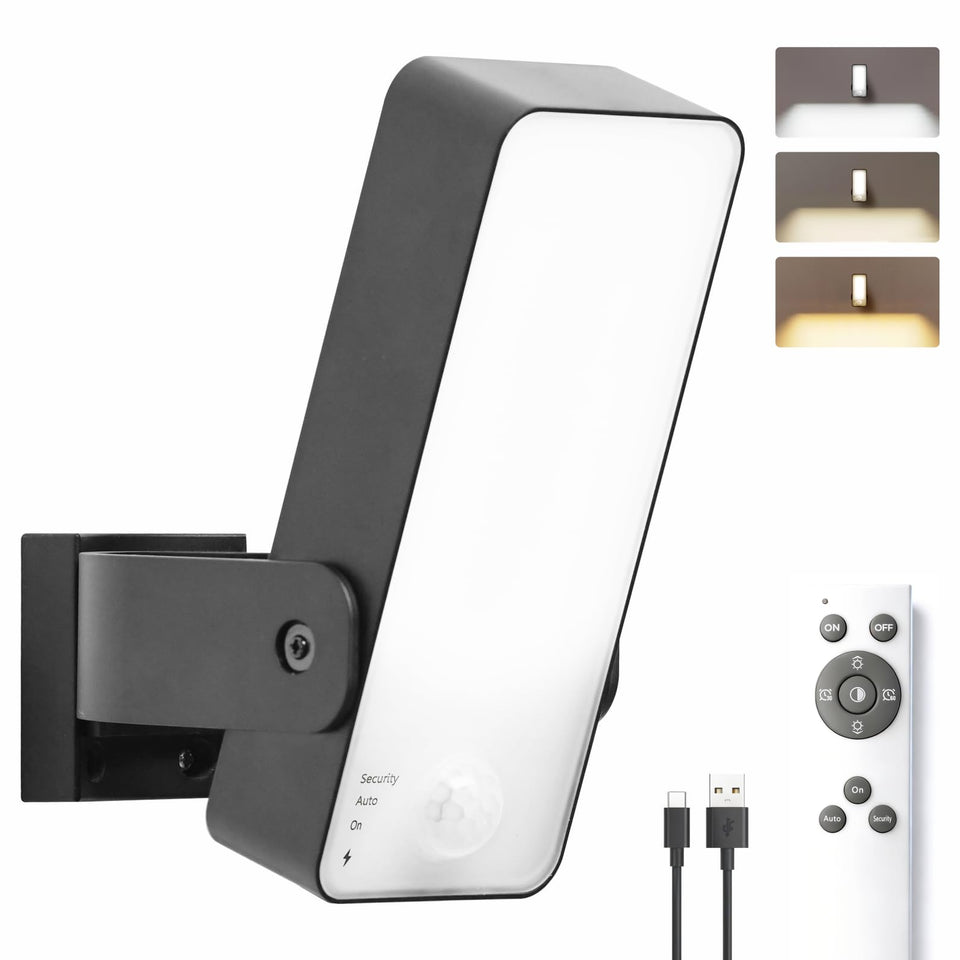 KMSCO porch motion sensor light provides safe nighttime entry.