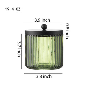 KMwares dispenser shown with cotton balls for quick, clutter-free routines