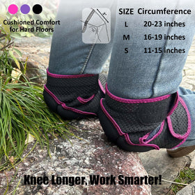 KneeCradle lightweight design offers all-day comfort for kneeling and crawling