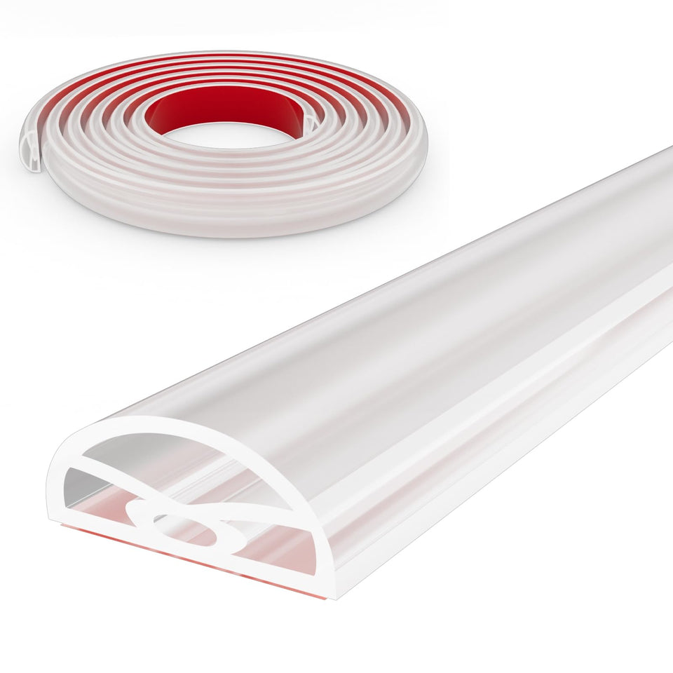 KNEELISA 39-inch transparent shower threshold keeps floors dry and safe.