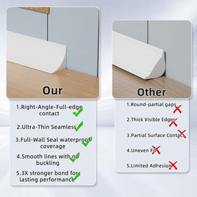 KNEELISA easy-to-clean silicone molding that removes without residue