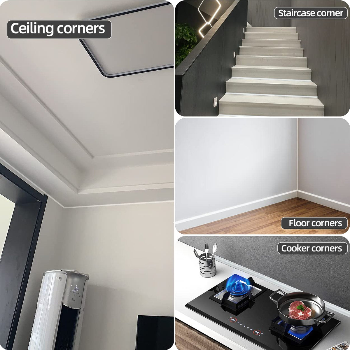 KNEELISA edge trim suitable for bedrooms, living rooms, and kitchens
