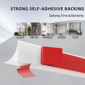 KNEELISA self-adhesive silicone strip waterproof for bathrooms and kitchens