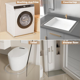 KNEELISA semi-circle hollow design allows wheelchair passage while protecting feet.