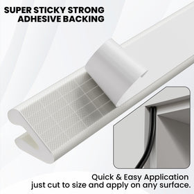 KNEELISA all-weather protection seals wind, rain, and dust around the door