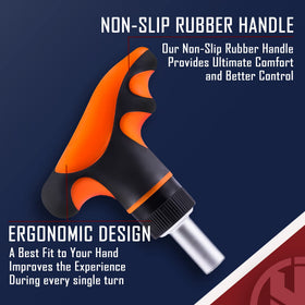 KNINE OUTDOORS Bit collection covers flat, Phillips, hex, Torx