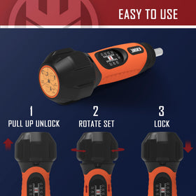KNINE OUTDOORS Torque Screwdriver 21 S2 steel bits for lasting precision.
