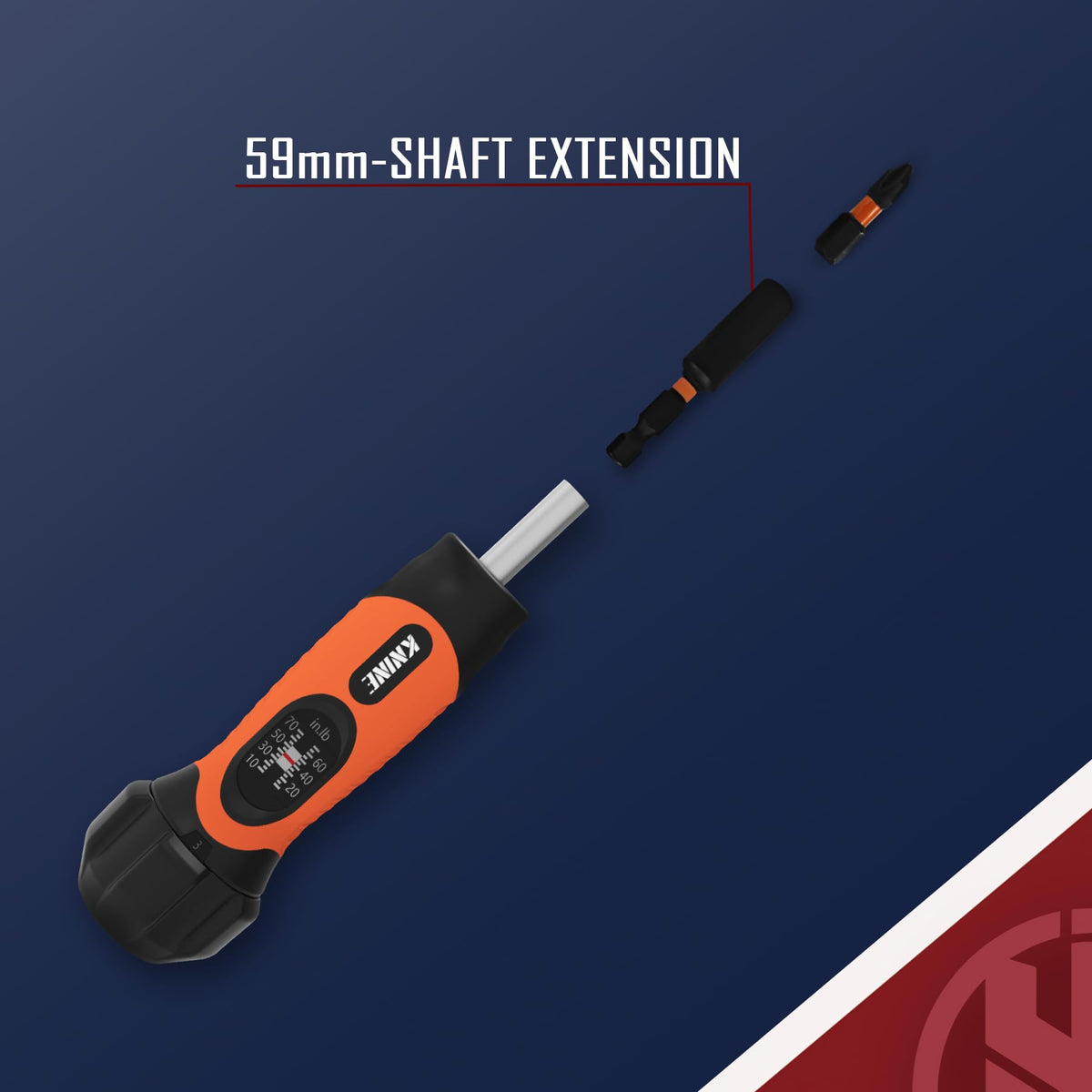 KNINE OUTDOORS Reliable torque screwdriver for precise adjustments.