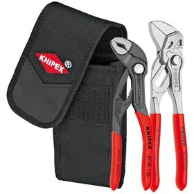 Knipex 00 20 72 V01 mini pliers set in belt pouch for on-the-go repairs