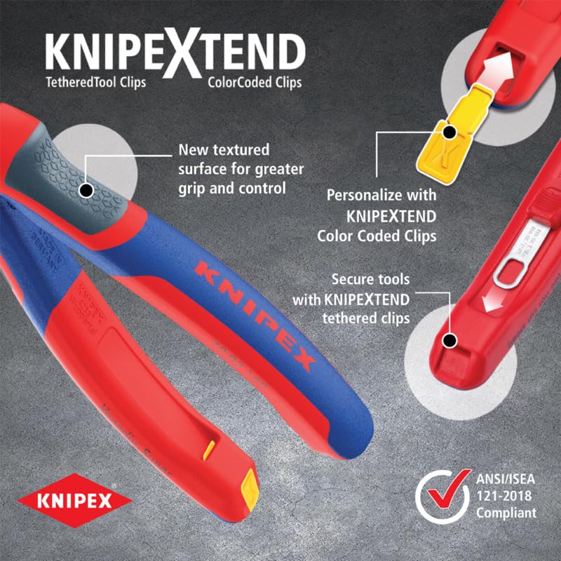 KNIPEX 09 12 240 SBA crimping point supports reliable connections with modest effort.