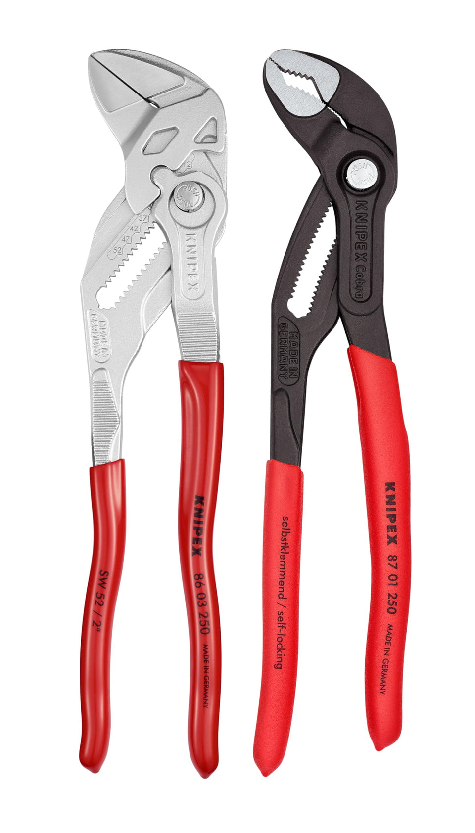 KNIPEX 10in pliers wrench—precise grip without marring finishes