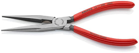 KNIPEX long-nose pliers with cutter delivering easy wire cutting from soft to hard.