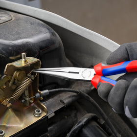 KNIPEX 2612200 two-color comfort grip visible for easy tool ID.