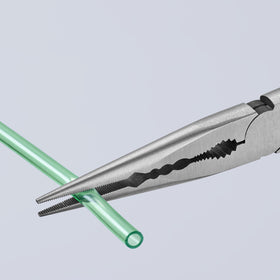 KNIPEX tool steel is oil-hardened and tempered for durability