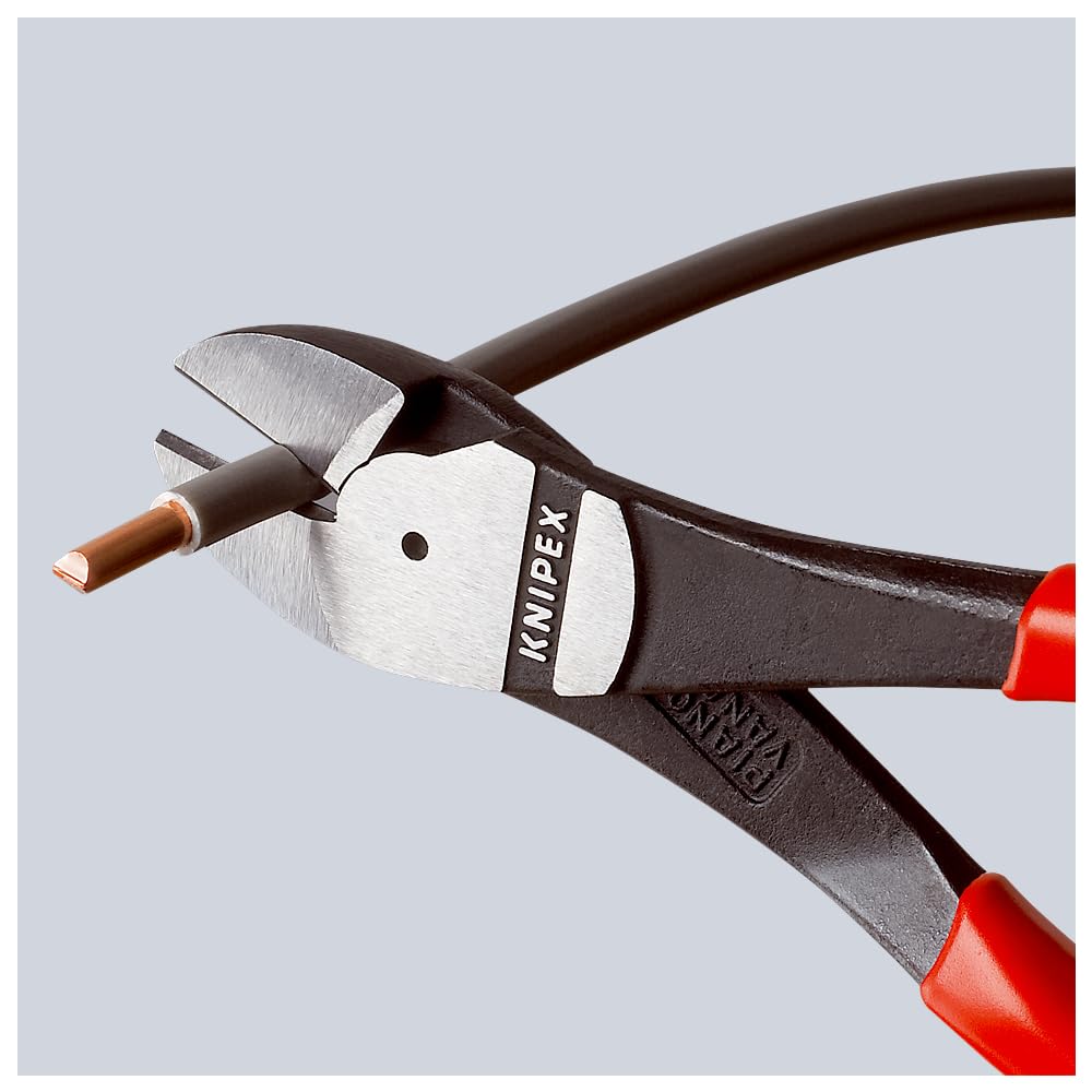 KNIPEX induction-hardened edges provide lasting cutting performance