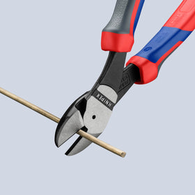 KNIPEX 74 22 200 chrome vanadium steel construction withstands tough workloads.