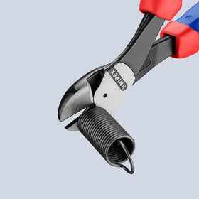 Knipex 7422250SBA induction-hardened edges ensure durable, precise cuts.
