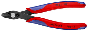 KNIPEX 78-61-140 electronic super knips xl close-up for precise electronics cuts