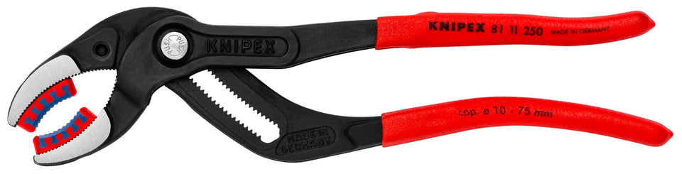 KNIPEX 81 11 250 pipe gripping pliers with replaceable jaws for secure pipe work
